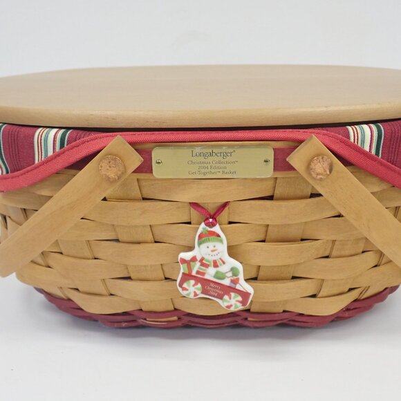 2004 Christmas Collection Longaberger basket. Get together - Picture 2 of 10